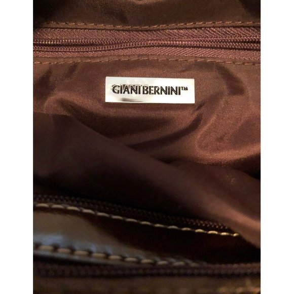 Brown giani bernini shoulder bag - Picture 6 of 8